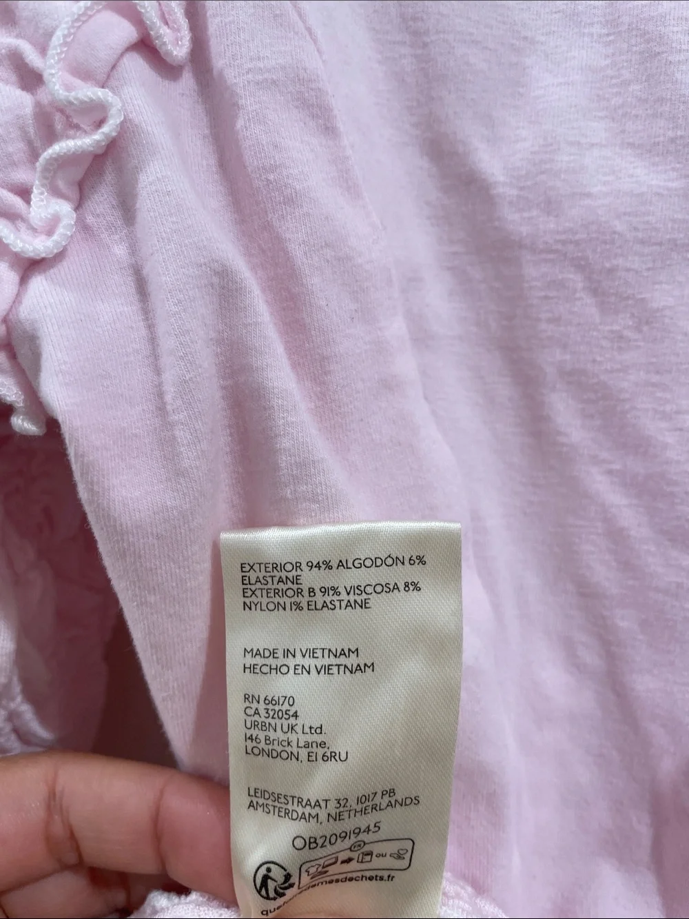 Free People Olivia Top Light Pink Ruffle Floral Long Sleeve Romantic Rare Y2K